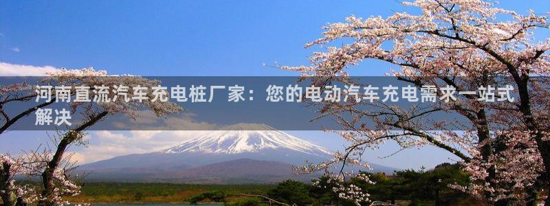 威廉希尔大小球水位：河南直流汽车充电桩厂家：您的电动汽车充电需求一站式
解决