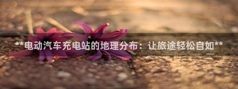 威廉希尔 1.44 3.80 6.50：**电动汽车充电站的地理分布：让旅途轻松自如**
