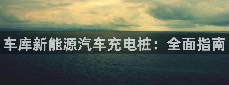 威廉希尔和inter初盘对比：车库新能源汽车充电桩：全面指南
