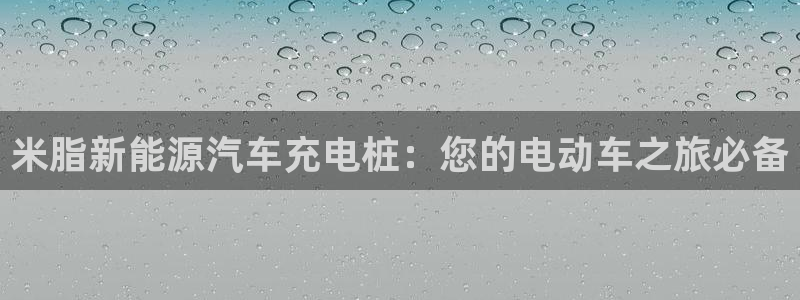 威廉希尔1.44是意思：米脂新能源汽车充电桩：您的电动车之旅必备