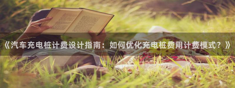 威廉希尔1.33什么意思：《汽车充电桩计费设计指南：如何优化充电桩费用计费模式？》