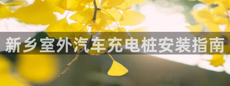 威廉指标讲解：新乡室外汽车充电桩安装指南
